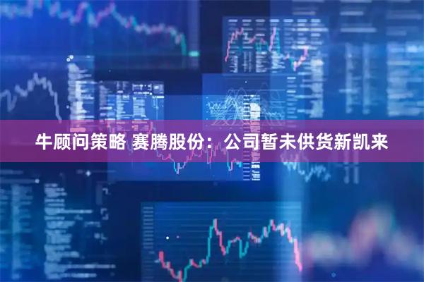 牛顾问策略 赛腾股份：公司暂未供货新凯来