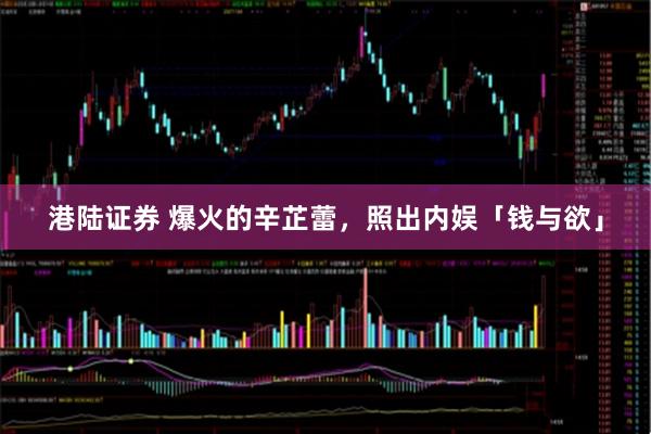 港陆证券 爆火的辛芷蕾,照出内娱「钱与欲」